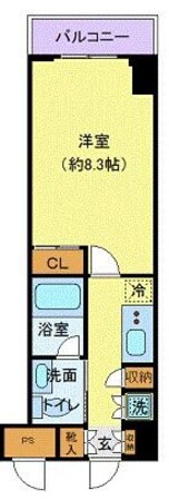 Rising　place石川町の物件間取画像